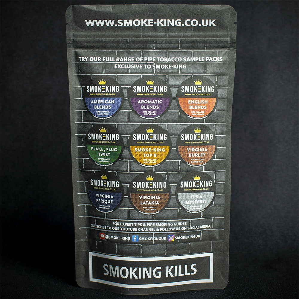 Smoke-King Virginia/Latakia Blend Pipe Tobacco Sampler Pack 8 Samples - Image 4