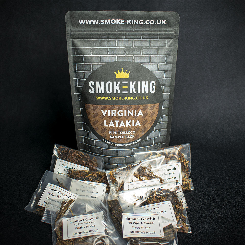 Smoke-King Virginia/Latakia Blend Pipe Tobacco Sampler Pack 8 Samples - Image 2